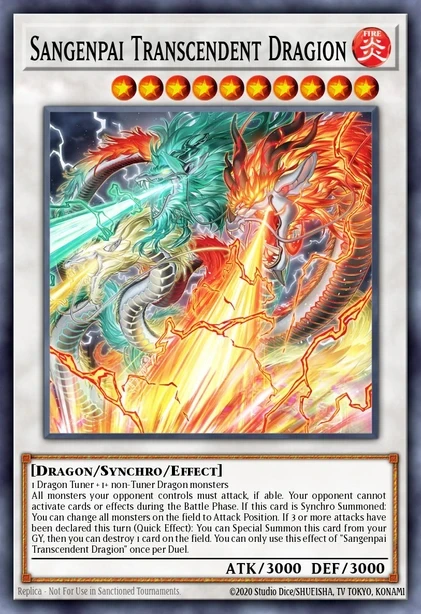 Sangenpai Transcendent Dragion