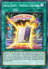 Abyss Script - Opening Ceremony