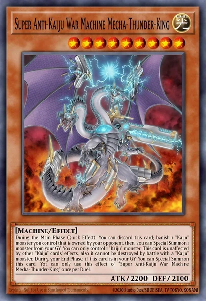 Super Anti-Kaiju War Machine Mecha-Thunder-King