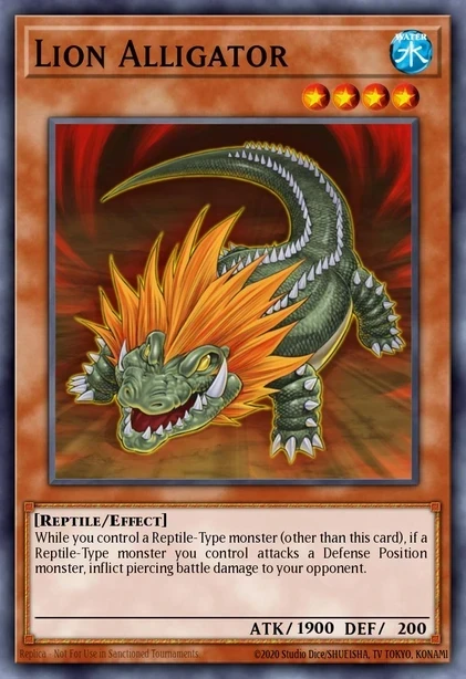 Lion Alligator