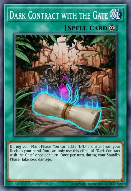 Dark Contract with the Gate