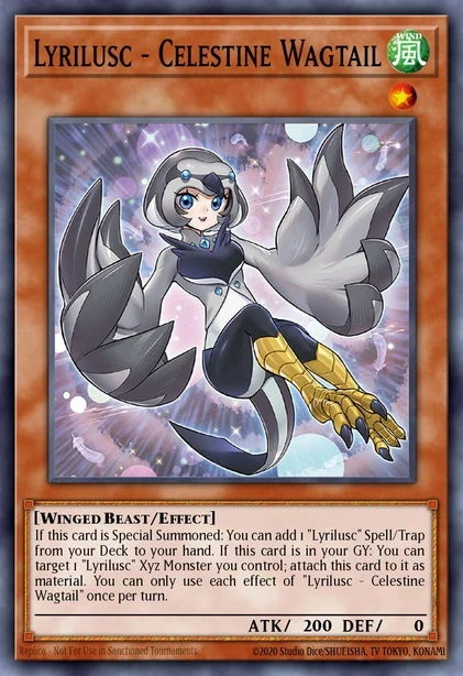 Lyrilusc - Celestine Wagtail