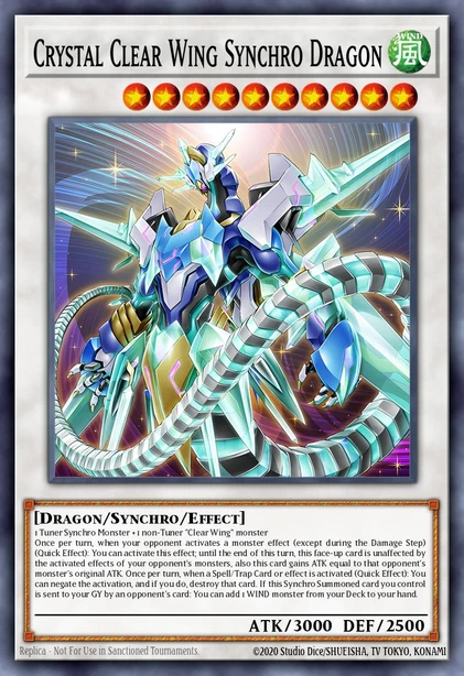 Crystal Clear Wing Synchro Dragon