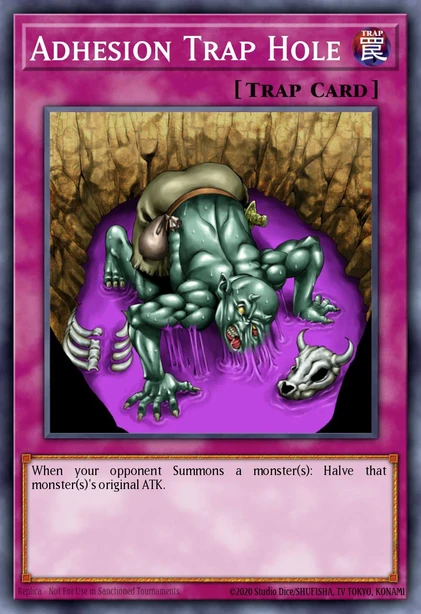 Adhesion Trap Hole
