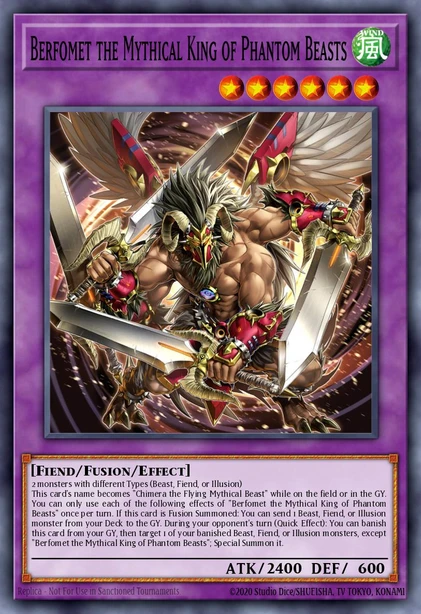 Berfomet the Mythical King of Phantom Beasts
