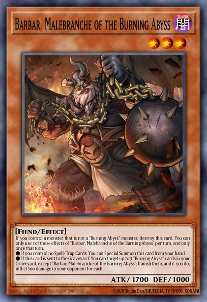 Barbar, Malebranche of the Burning Abyss