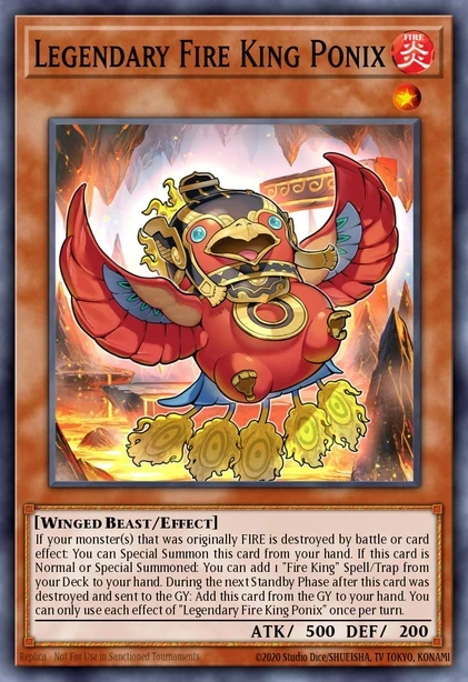 Legendary Fire King Ponix