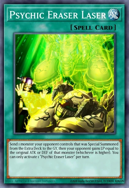 Psychic Eraser Laser