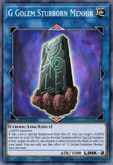 G Golem Stubborn Menhir